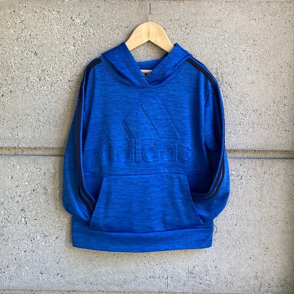 Adidas Kids Small Blue “Raised” Logo - Picture 1 of 9